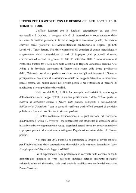 Relazione per l'anno 2012. - ufficiale giudiziario associazione ...