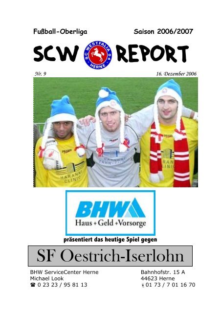 SF Oestrich-Iserlohn - SC Westfalia 04 Herne eV