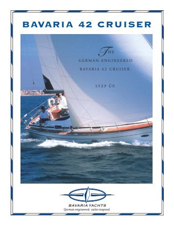 Bavaria 42 Cruiser brochure - Olympic Yachting