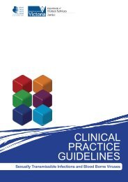 clinical practice guidelines - Melbourne Sexual Health Centre