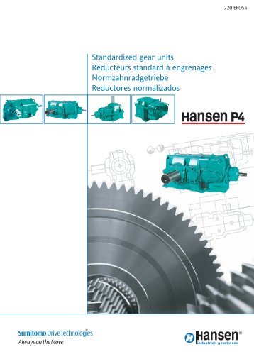 Standardized gear units Réducteurs standard à engrenages ...