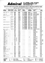 cross reference - Early Television Foundation