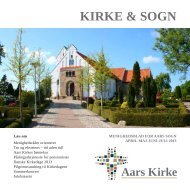 April/maj/juni/juli - Aars Kirke