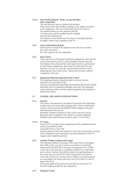 COMPETITION RULES IBU EVENT AND COMPETITION RULES ...