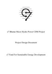 e7 Bhutan Micro Hydro Power CDM Project Project Design ... - Afghan