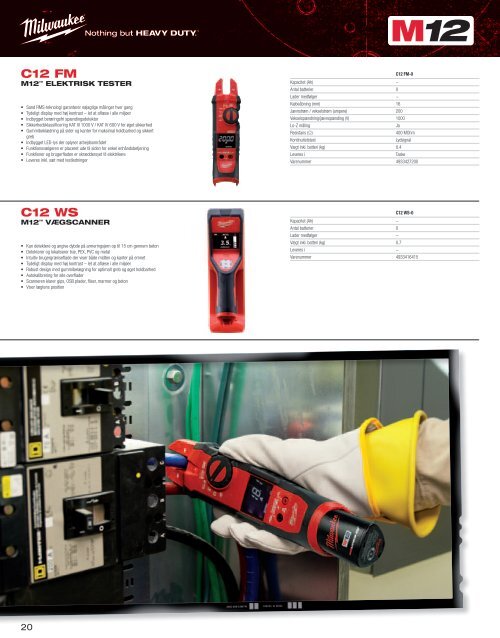 Hovedkatalog 2013/14 - Milwaukee Tools