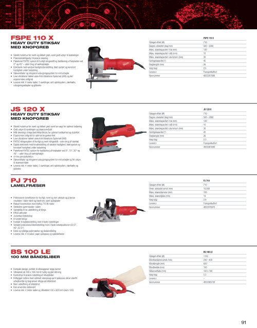 Hovedkatalog 2013/14 - Milwaukee Tools