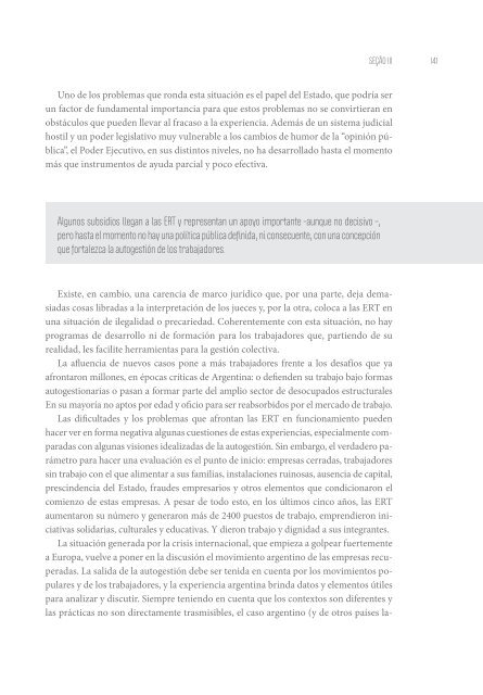 Economia Solidára na America Latina SENAES SOLTEC