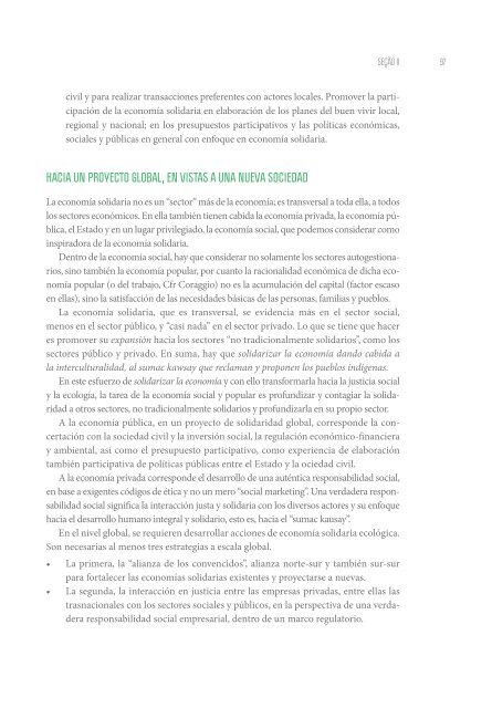 Economia Solidára na America Latina SENAES SOLTEC