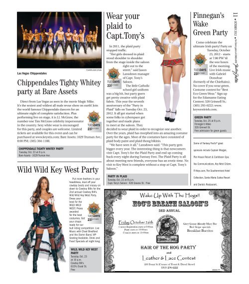 2012 offi cial Fantasy Fest guide - Index of - Key West Citizen