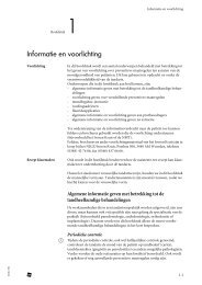 Algemene informatie en voorlichting geven na extractie