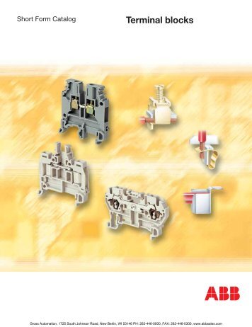 Entrelec Short Form Catalog