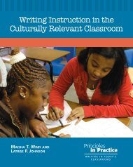 Writing Instruction in the Culturally Relevant Classroom - National ...