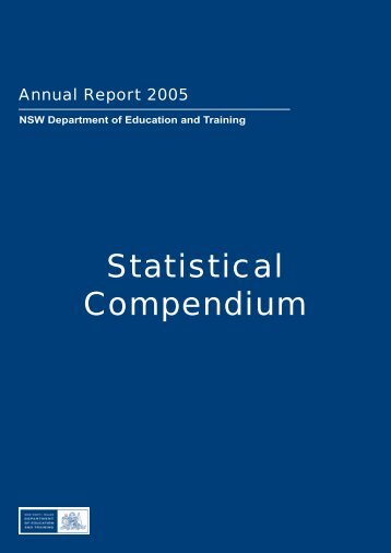 Statistical compendium (pdf 0.9mb) - Department of Education and ...