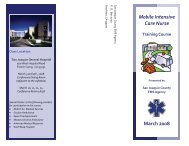 MICN Class Brochure - San Joaquin County