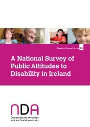 A National Survey of Public Attitudes to Disability in Ireland