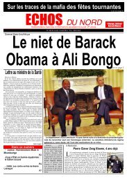 Le niet de Barack Obama à Ali Bongo