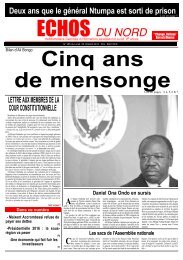 Cinq ans de mensonge