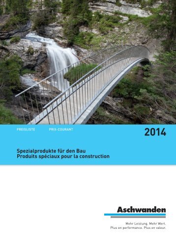 Gesamtpreisliste / PDF - FJ Aschwanden AG
