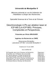 GÃ©ochronologie U-Pb par ablation laser et ICP-MS (LA-ICP-MS ...