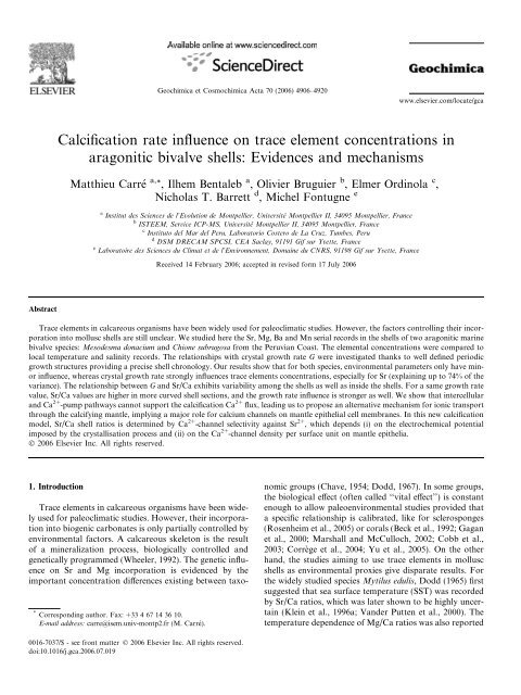 GÃ©ochronologie U-Pb par ablation laser et ICP-MS (LA-ICP-MS ...