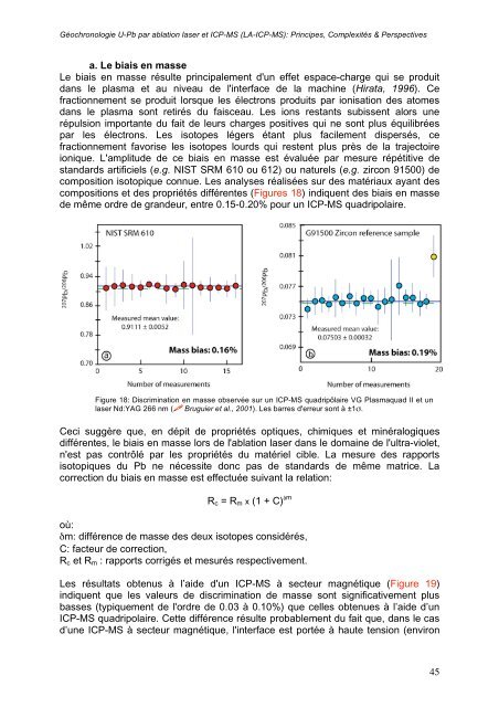 GÃ©ochronologie U-Pb par ablation laser et ICP-MS (LA-ICP-MS ...