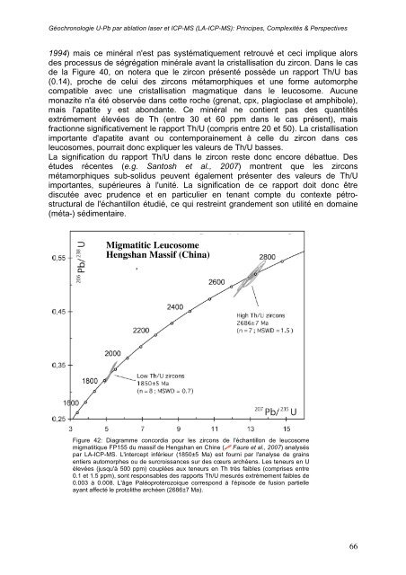 GÃ©ochronologie U-Pb par ablation laser et ICP-MS (LA-ICP-MS ...