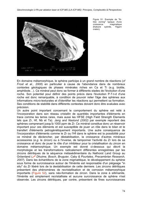 GÃ©ochronologie U-Pb par ablation laser et ICP-MS (LA-ICP-MS ...