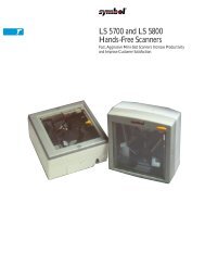 LS 5700 and LS 5800 Hands-Free Scanners