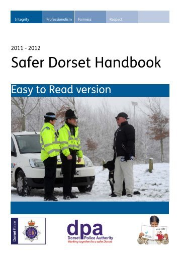 2011/12 Safer Dorset Handbook - Dorset Police