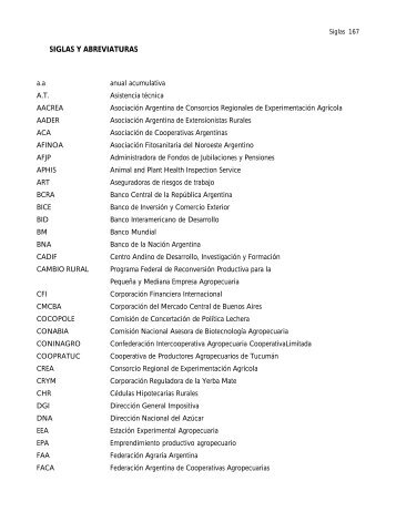 Siglas - Instituto Interamericano de CooperaciÃ³n para la Agricultura