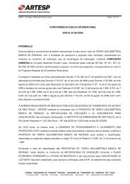 CONCORRÊNCIA PÚBLICA INTERNACIONAL EDITAL Nº ... - Artesp