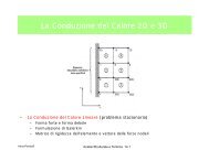 La Conduzione del Calore 2D e 3D