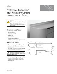 Preference CollectionÂ® 5531 Accessory Console - A-Dec