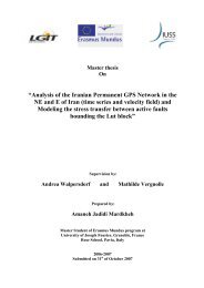 Analysis of the Iranian Permanent GPS Network in ... - ROSE School