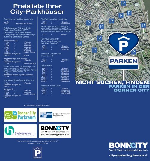 Flyer Downloaden - City-Marketing Bonn eV