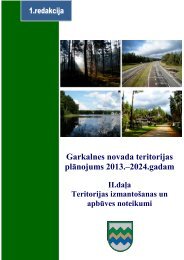 II daÄ¼a. Teritorijas izmantoÅ¡anas un apbÅ«ves noteikumi