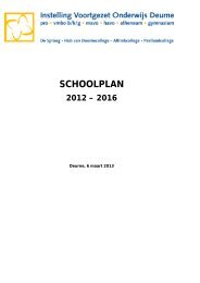 SCHOOLPLAN - IVO Deurne