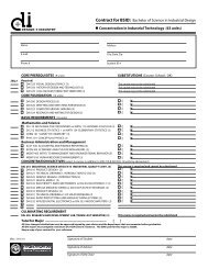 BSID Industrial Technology Contract_7-1-11 - Department of Design ...