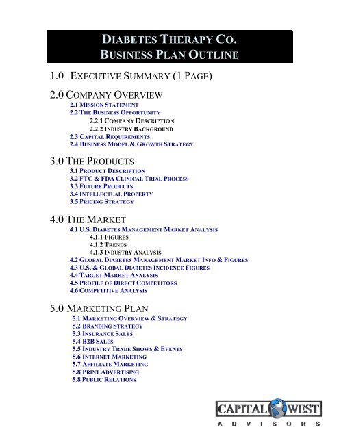 global business plan sample