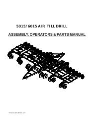 50/60-foot Air Till Drill Assembly, Operators and Parts Manual