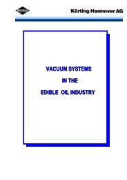 Nonpolluting Vacuum systems in the edible oil industry