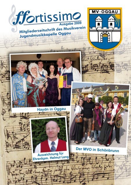 Mitgliederzeitschrift des Musikverein Jugendmusikkapelle Oggau ...
