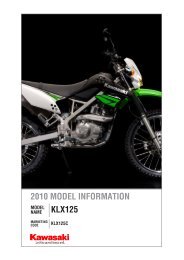 KAWASAKI KLX125(LX125C)，D-TRACKER(LX125D) 和文サービスマニュアル 99925-1249-01 D-TRACKER 125