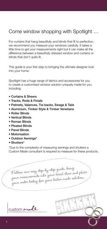 How To Measure For Curtains And Blinds Nikki Szabo Fabrics How To Measure Guide Pdf Spotlight Promotions