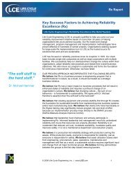 Download Key Factors to Achieving Reliability Excellence (Rx) (PDF)