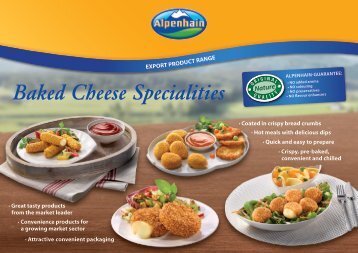 Baked Cheese Specialities - Alpenhain