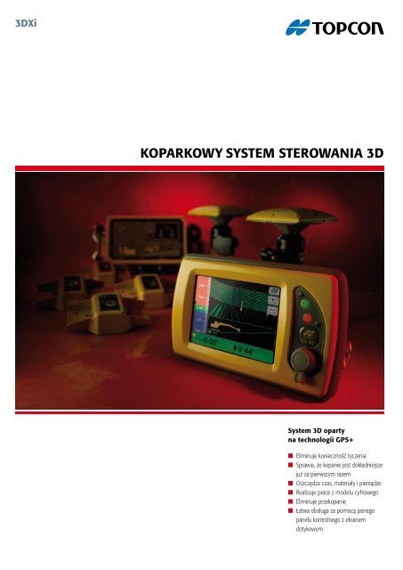 KoparKowy SyStem Sterowania 3D - Topcon Positioning