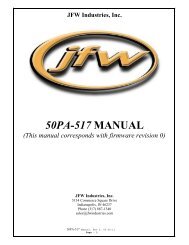 50PA-517 Manual (Rev 0) - JFW Industries