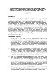 clÃ¡usulas adicionales al contrato de concesiÃ³n para ... - ProinversiÃ³n
